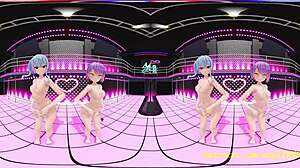 novr's mmd suitowa sways nude in 3d hololive rhythm