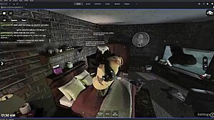 Bratty Roblox Girl Tastes Stranger's Warm Load Rainy Night Outdoors