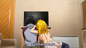 busty blonde hentai with full spanish subs