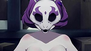 wanna see these big anime tits bounce while she rides huge cock?