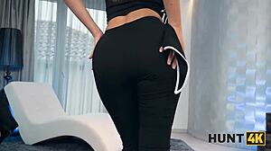 god, shove it in my tight pussy right in front of him...