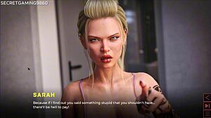 bbw bimbo stepmom pounds busty friend as stepson watches. synthetic by carbon 3d game