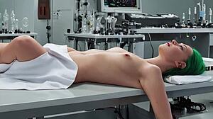 green haired twins fisting lesbians in lab 👯‍♀️✊💦