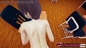 Sensational Nagisa's Pussy Pressed In Desk Doggy And Missionary Creampie Views