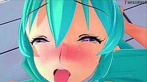 Hatsune Miku Gets Hardcore Poolside Pounding in Vocaloid Hentai Fantasyking3