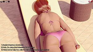 julia and daphne get julian's lotion all sensual and slippery