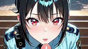 Night Shift Slut Police Woman Big Tits Monster Cock Hentai Fuck