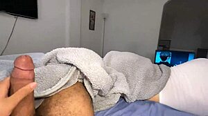 roommate watches anime as i sneak anal creampie into her tight pussy