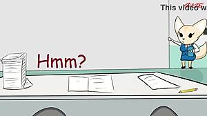 Fenneko Haida Takes Office Anal Fuck from Behind!