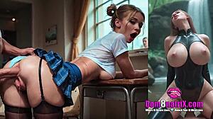 those ai girls got big asses and tits in anime hentai by dom8natrix