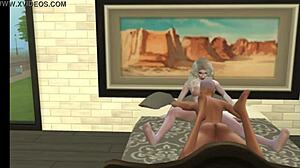 Two Blonde Girlfriends Fuck Each Other's Asses Hard!