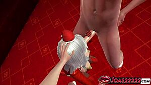 How Does Ms Santa Handle Gangbang Double Penetration?