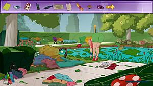 Horny Blonde Milf Wife Cheats Outdoor! Monster Cock Fucks Hairy Pussy Creampie Cum Blast!