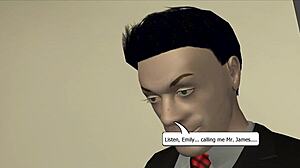 Blonde teen babysitter stars in Tk17 animation with small tits