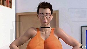 t boss crushes with giant oppai and huge futanari cock episode 1