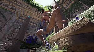 Complete Gameplay Beasts Ravaging Lara Croft in Sunny Heat Part 3