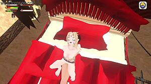 femdom university features goblin queen dominating with feet and pussy control