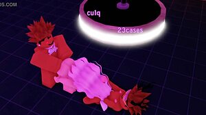 cute roblox cumslut takes two massive bbc deep in her big tits body