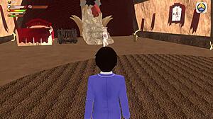 femdom university features goblin queen dominating with feet and pussy control