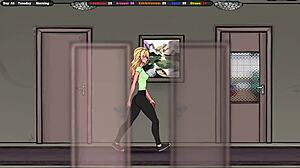 jenny walks in on sexy japanese hentai exhibitionist flashing and jerking huge cock in locker room 😏💦