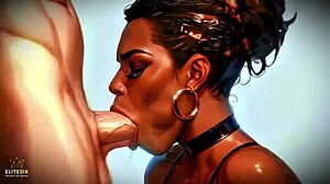 massive dark skin ass interracial pounding big cock moans ai 4k