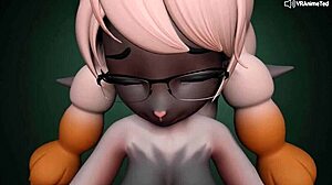 Wooloo's Glasses Furry Cowgirl Ride Tempts POV