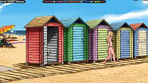 jenny walks in on sexy japanese hentai exhibitionist flashing and jerking huge cock in locker room 😏💦