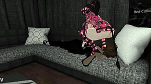 vrchat femdom facesitting leads to brutal passout game?