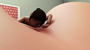 Clara Pounds Adorable Anya's Ass in Lesbian Dildo Fuck