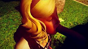 Meganin pieni 18+ vaaleahiuksinen salaisuus on interrasiaalinen ulkopano hentai-tyyliin Megan Clarkin kanssa?