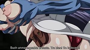 Big Tits Hentai Babe Oiled Boobs Massage Masturbation