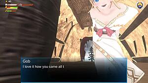 femdom university features goblin queen dominating with feet and pussy control