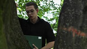 spoiled redhead slut frozen by nerd classmate for time stop pussy fuck lesson