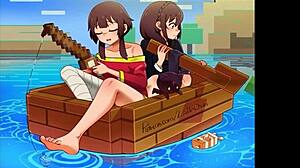 anime girl sleeping with bare feet soles exposed for worship in grok best collection number two