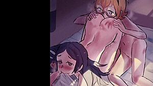 yuri lwa clips tease with soft girl-on-girl vibes