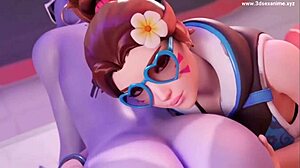 mercy overwatch rule 34 lesbian hentai duo gets wild!!