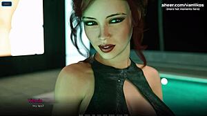 Redhead secretary milf big boobs fucked cumshot tits city broken dreamers gameplay