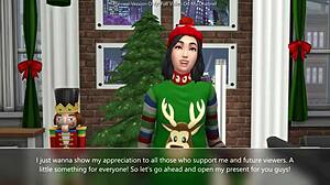 Horny Girlfriend Rides for Christmas Creampie in Sims 4 3D Animation
