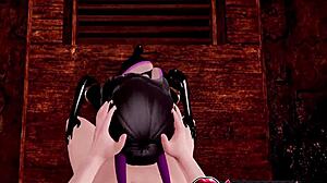 sakra tá sexy démonka v bikine dáva špinavý orál s veľkým kokotom na ruky prsia a cumshot 🔥😈💦