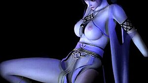 whoa, this pixel aphrodite's got huge tits and ass getting creampied by monster cock!