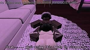 overwhelmed by lust as asian babe dominates black cock with femdom riding