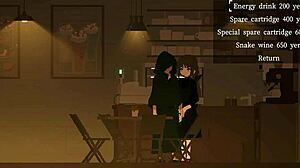 wanna watch white haired babe suck caped man's cock deep?