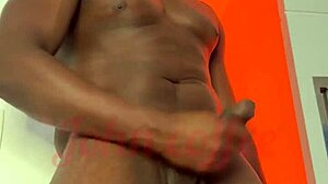 Black stripper unloads facial on asian teen's pretty face