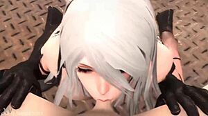 man, i always knew a2 from nier automata was a pro at blowjobs... damn!