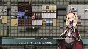 damn white snow princess gets TAKEN in full japanese hentai game!!