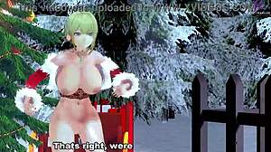 evelyn's zenless zone mmd christmas vibe