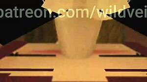 Minecraft threesome cowgirl doggystyle group riding action