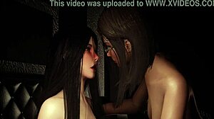 two girls share one bbc