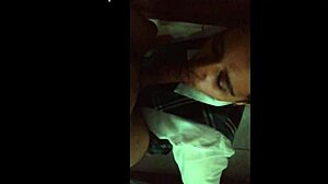 hey this horny latina student babe offers her big tits blowjob if i boost her grades