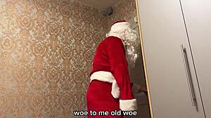 hey santa claus pounds snow maiden whore missionary then doggystyle cums on big tits